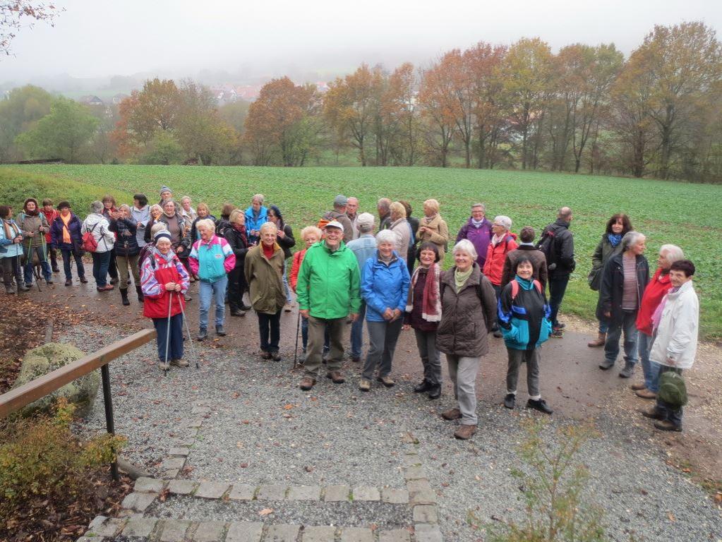 Wanderung am 7.11.2015 Teilnehmer